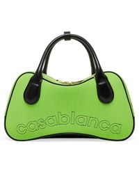 Casablanca Paris - Mini Sac Bowling Vert - Lyst