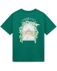 Casablanca Paris - T-Shirt À Manches Courtes L'Arche De Tennis - Lyst