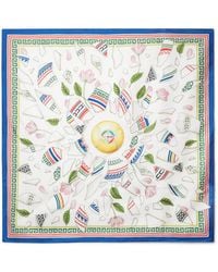 Casablanca Paris - Le Vase Brise Large Silk Scarf By - Lyst