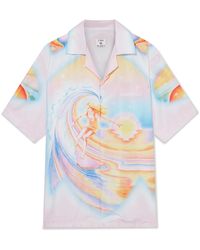 Casablanca Paris - Chemise De Bain À Manches Courtes Psychedelic Nirvana - Lyst