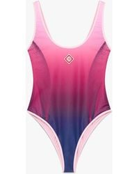 Casablanca Paris - Maillot De Bain Dégradé Aubergine - Lyst