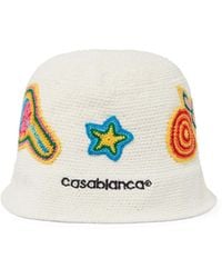 Casablanca Paris - Chapeau En Crochet Motif - Lyst