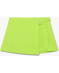 Casablanca Paris - Mini-Jupe En Crêpe Vert - Lyst