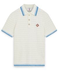 Casablanca Paris - Polo En Coton Bouclé - Lyst