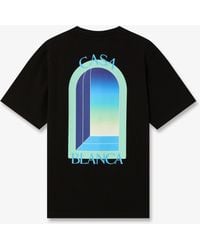 Casablanca Paris - Mint L'Arche Short Sleeve T-Shirt, By - Lyst