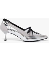 Casablanca Paris - Leather Heeled Sneaker Pumps, Size By - Lyst