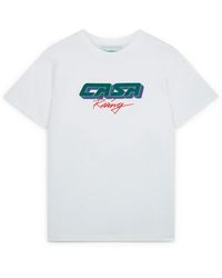 Casablanca Paris - Casa Racing 3D Oversized Short Sleeve T-Shirt, By - Lyst