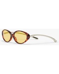 Casablanca Paris - Oval Curve Sunglasses By - Lyst