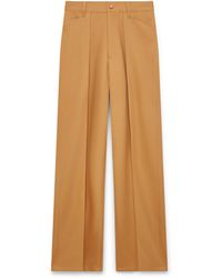 Casablanca Paris - Pantalon Chino Plissé En Laine - Lyst