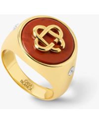 Casablanca Paris - Stone Signet Ring, By - Lyst