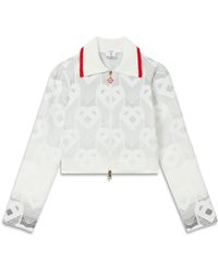 Casablanca Paris - Veste En Tissu Éponge Dégradé À Monogramme Caur - Lyst
