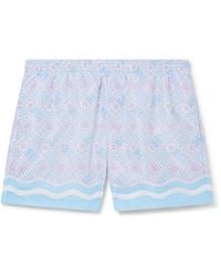 Casablanca Paris - Ping Pong Monogram Swim Trunks, By - Lyst