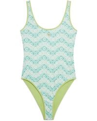 Casablanca Paris - Maillot De Bain À Monogramme Ondulé - Lyst
