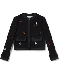 Casablanca Paris - Veste De Tailleur En Laine À Motif Brodé - Lyst