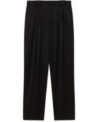 Casablanca Paris - Pantalon De Tailleur En Laine À Cinq Plis - Lyst