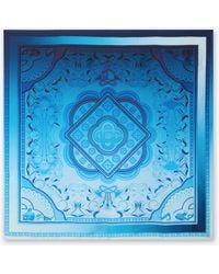 Casablanca Paris - Gradient Egyptian Rug Medium Silk Scarf By - Lyst