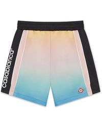Casablanca Paris - Short De Football Pastel Dégradé - Lyst