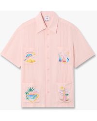 Casablanca Paris - Phantasmagoria Embroidered Short Sleeve Shirt, By - Lyst