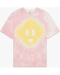 Casablanca Paris - Tie Dye Oversized Cc Smile Short Sleeve T-Shirt, By - Lyst