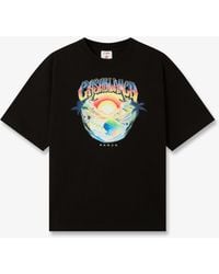Casablanca Paris - Airspray Oversized Short Sleeve T-Shirt, By - Lyst