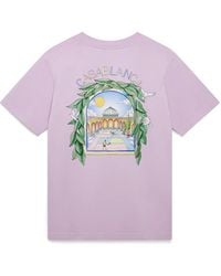 Casablanca Paris - T-Shirt À Manches Courtes L'Arche De Tennis - Lyst