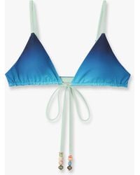Casablanca Paris - Gradient String Beaded Bikini Top, By - Lyst