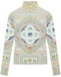 Casablanca Paris - Le Labyrinthe Mesh Top, By - Lyst