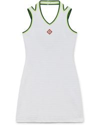 Casablanca Paris - Robe En Velours Texturé Tennis - Lyst