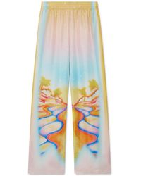 Casablanca Paris - Pantalon En Soie Psychedelic Nirvana - Lyst