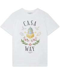 Casablanca Paris - Casa Way Short Sleeve T-Shirt, By - Lyst