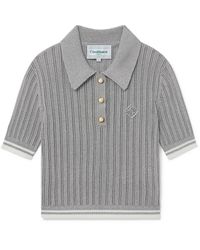 Casablanca Paris - Short Sleeve Polo Shirt, By - Lyst