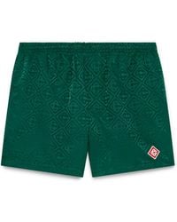 Casablanca Paris - Short De Bain En Jacquard À Monogramme - Lyst