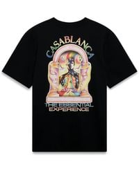 Casablanca Paris - T-Shirt À Manches Courtes Essential Experience L'Arche Logo - Lyst