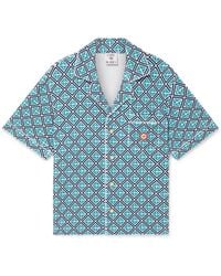 Casablanca Paris - Chemise À Manches Courtes En Tissu Éponge À Monogramme - Lyst