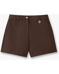 Casablanca Paris - Cotton Monogram Shorts, Size By - Lyst
