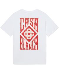 Casablanca Paris - Gothic Logo Short Sleeve T-Shirt, By - Lyst