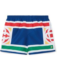 Casablanca Paris - Sport Grid Swim Trunks, By - Lyst