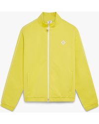 Casablanca Paris - Lime Monogram Jacquard Track Jacket, By - Lyst