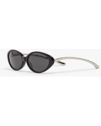 Casablanca Paris - Oval Curve Sunglasses By - Lyst