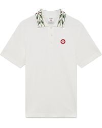 Casablanca Paris - Polo À Manches Courtes En Piqué Laurel - Lyst