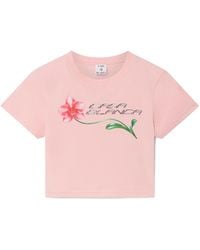 Casablanca Paris - T-Shirt Court À Logo Orchidée - Lyst