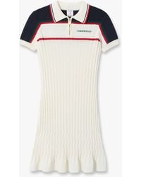 Casablanca Paris - Cream & Knit Tennis Polo Mini Dress, By - Lyst