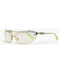 Casablanca Paris - Lime Spiral Sunglasses By - Lyst
