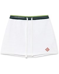 Casablanca Paris - Jupe En Velours Texturé Tennis - Lyst