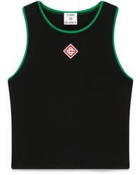 Casablanca Paris - Diamond Logo Baby Tank Top, By - Lyst