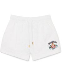 Casablanca Paris - Waves Monogram Towelling Shorts, By - Lyst
