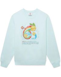 Casablanca Paris - Sweat-Shirt Manga Tennis Ball - Lyst
