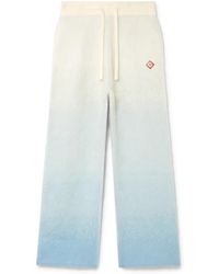 Casablanca Paris - Pantalon En Mohair Duveteux Dégradé - Lyst