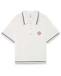 Casablanca Paris - Polo En Coton Bouclé - Lyst