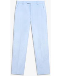 Casablanca Paris - Pantalon De Costume En Jacquard Bleu À Monogramme - Lyst
